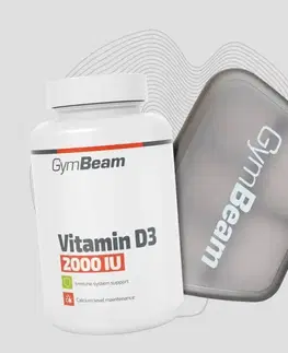 Vitamín D GymBeam Vitamín D3 2000 IU 240 kaps. bez príchute