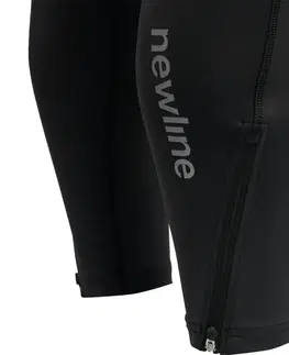 Pánske klasické nohavice Pánske kompresné nohavice dlhé Newline Core Tights Men čierna - M