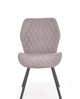 Jedálenské stoličky HALMAR K360 jedálenská stolička sivá / čierna