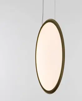 SmartHome lustre Artemide Artemide Discovery vertikálna, bronz Ø 140 cm