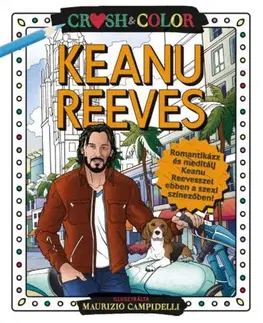 Maľovanky pre dospelých Crush & Color: Keanu Reeves