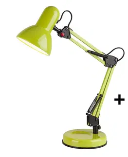 Lampy Brilagi Brilagi - LED Stolná lampa ROMERO 1xE27/10W/230V zelená 