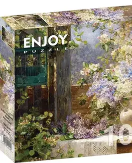 1000 dielikov Enjoy Puzzle Marie Egner: In the Blossoming Bower 1000 Enjoy