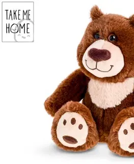 Plyšové hračky MIKRO TRADING - Take Me Home medveď plyšový 30cm 0m+