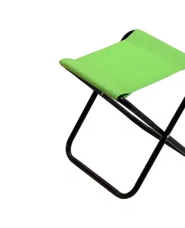Záhradné stoličky a kreslá  Skladacia kempingová stolička zelená/čierna 