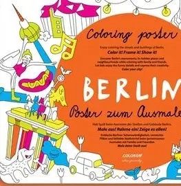 Maľovanky pre dospelých Berlin - Poster zum Ausmalen, Coloring poster