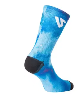 Pánske ponožky Ponožky Undershield Tye Dye modrá 37/41