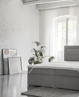 Boxspring Boxspringová poste VIVRE 180 Eltap Matt velvet 68 - vínová