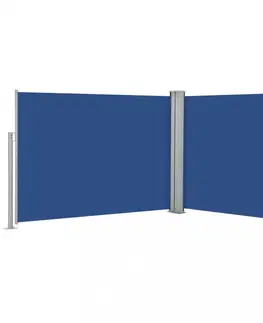 Bočné markízy Zaťahovacia bočná markíza 100x600 cm Dekorhome Modrá
