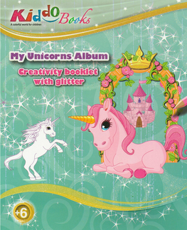 V cudzom jazyku Kiddo – My Unicorns Album with glitter