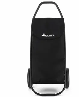 Nákupné tašky a košíky Rolser Nákupná taška na kolieskach Com MF 8 Black Tube, čierna