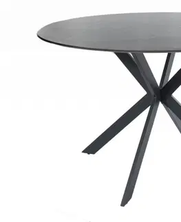 Jedálenské stoly Jedálenský stôl TALIA Signal Bielo-sivý mramor