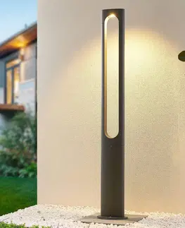 Verejné osvetlenie Lucande Lucande Dovino LED stožiarová lampa, 150 cm
