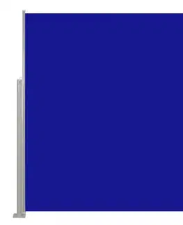 Bočné markízy Zaťahovacia bočná markíza 160x500 cm Dekorhome Modrá