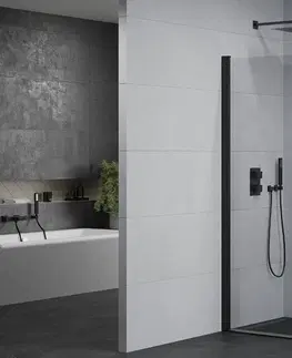 Sprchovacie kúty MEXEN/S - Pretória sprchovací kút 100x110 cm, transparent, čierna 852-100-110-70-00