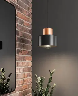 Závesné svietidlá TEMAR LIGHTING Závesná lampa Olla, jedno-plameňová