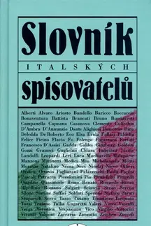 Literárna veda, jazykoveda Slovník italských spisovatelů - Jiří Pelán