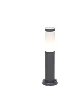 Vonkajsie osvetlenie Inteligentné vonkajšie svietidlo stĺpové antracitové 45 cm vrátane Wifi P45 - Rox