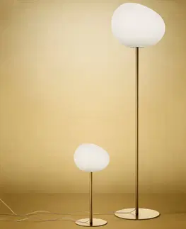 Stojacie lampy Foscarini Foscarini Gregg grande stojaca lampa, 186 cm zlatá
