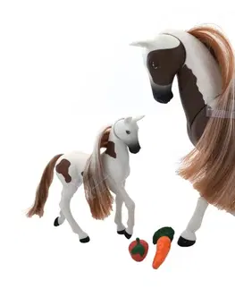 Hračky - rozprávkové figúrky WIKY - Kôň a koník 18cm
