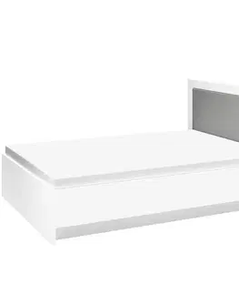 Jednolôžkové postele Posteľ Lahti 16  biely Mat
