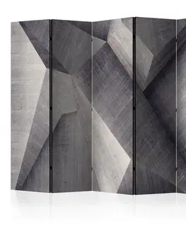 Paravány Paraván Abstract concrete blocks Dekorhome 225x172 cm (5-dielny)