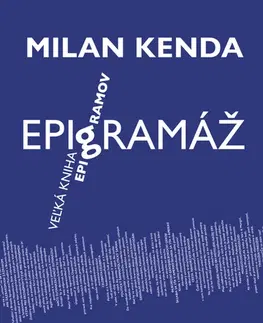 Slovenská beletria Epigramáž - Milan Kenda