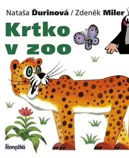 Leporelá, krabičky, puzzle knihy Krtko v zoo - Zdeněk Miler,Nataša Ďurinová