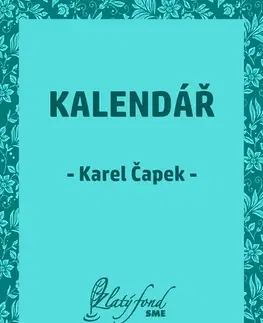 Česká beletria Kalendář - Karel Čapek