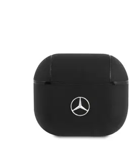 Slúchadlá Mercedes kožené puzdro pre AirPods 3, čierny 57983103624