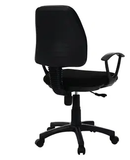 Kancelárske kreslá Kancelárska stolička, čierna, COLBY NEW