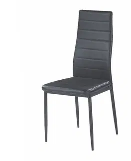 Jedálenské stoličky KONDELA Coleta New jedálenská stolička čierna