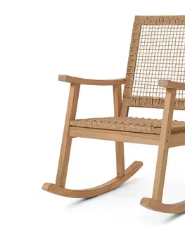 Outdoor Chairs Hojdacie kreslo s polyratanovým výpletom