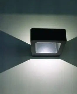Vonkajšie nástenné svietidlá Heitronic Moderné nástenné LED svietidlo Juna vonkajšie