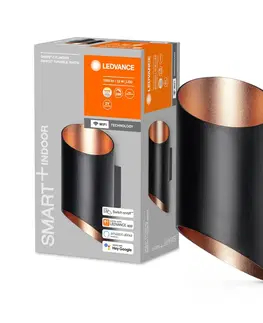 SmartHome nástenné svietidlá LEDVANCE SMART+ LEDVANCE SMART+ WiFi Orbis Wall Cyldro, čierna