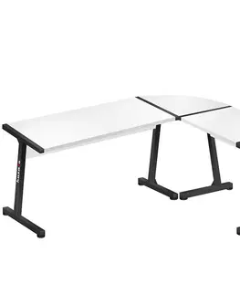 Moderné kancelárske stoly Písací stôl pre hráča HZ-Hero 6.0 white