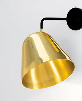 Nástenné svietidlá NYTA Nyta Tilt Wall Brass nástenné svetlo a svorkovnica