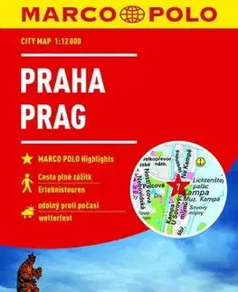 Slovensko a Česká republika Praha - City Map 1: 12 000