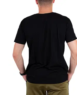 Pánske tričká Pánske tričko inSPORTline Overstrap čierna - S