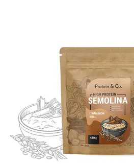 Zdravé potraviny Protein & Co. proteínová krupicová kaša 480 g Zvoľ príchuť: Coconut milk
