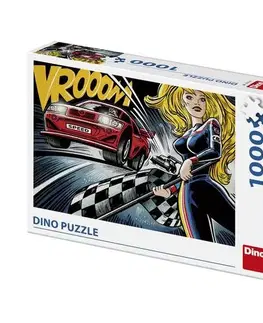 1000 dielikov Dino Toys Puzzle Závody 1000 pop art Dino