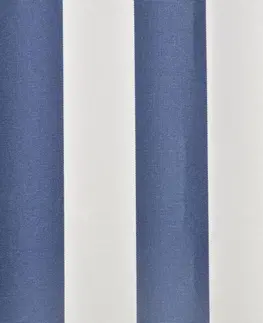 Záhradné markízy Plachta na markízu 480x295 cm plátená Biela / modrá