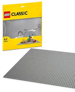 Hračky LEGO Classic LEGO - Sivá podložka na stavanie