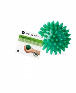 Gymnastické lopty Masážna loptička malá, zelená Vitility VIT-70610110