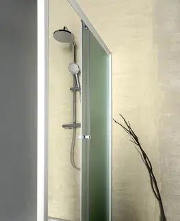 Sprchovacie kúty AQUALINE - AMADEO posuvné sprchové dvere 1100 mm, sklo Brick BTS110