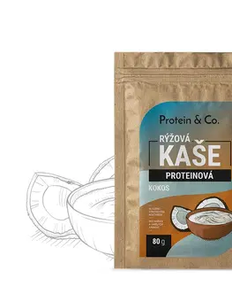 Kaše, müsli a cereálie Protein & Co. Proteínová ryžová kaša 80 g PRÍCHUŤ: Kokos