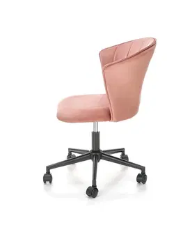 Kancelárske stoličky HALMAR Pasco kancelárska stolička ružová