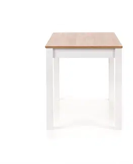 Jedálenské stoly HALMAR Ksawery jedálenský stôl dub sonoma / biela