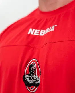 Pánske tričká Tričko s krátkym rukávom Nebbia Legendary 712 Red - L