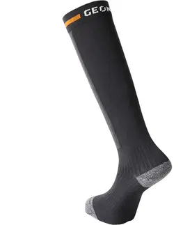ponožky Vysoké a odolné vystužené ponožky na orientačný beh čierne